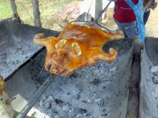 子豚の丸焼き